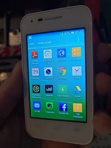 Cheap Alcatel One Touch Pop D1 4018X White 4GB (Unlocked) Android 4.4 Smartphone - Picture 1 of 5