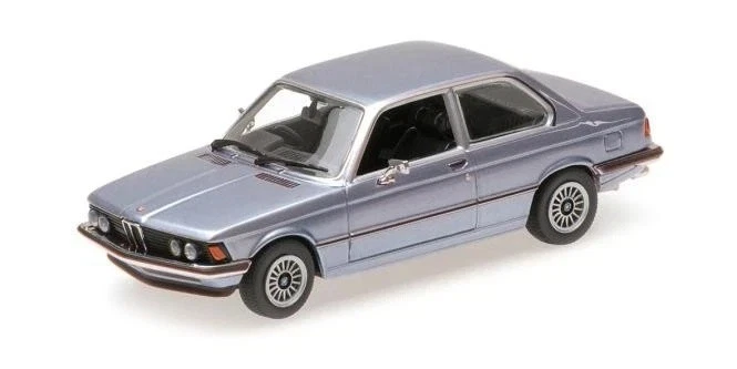 MINICHAMPS, BMW 323i 1975 Blu chiaro metallizzato, 1/87,  MNC870020000 - Immagine 1 di 1