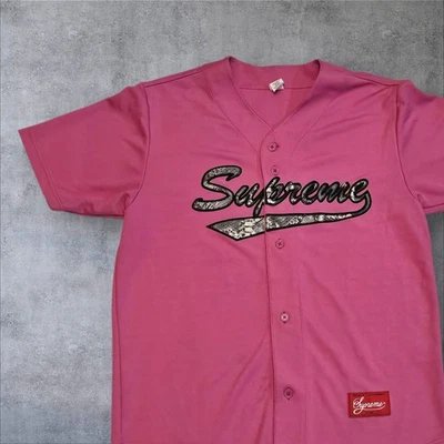 Camiseta de béisbol Supreme Snake con logotipo de escritura (grande) Foto 1 de 4