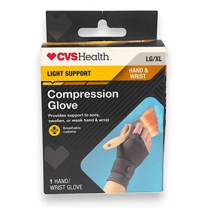 CVS HEALTH Hand & Handgelenk Kompressionshandschuh - LG/XL - LEICHTE Unterstützung - Bild 1 von 6
