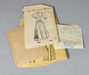 The American Weekly - Modello per corrispondenza, #3800 taglia 16. anni '40 ca. - Foto 1 di 4