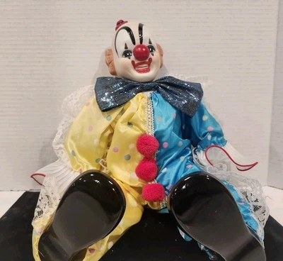 Muñeca dinastía payaso 12 pulgadas de alto aproximadamente, cabeza de bisque, manos y pies, hermosa Foto 1 de 4