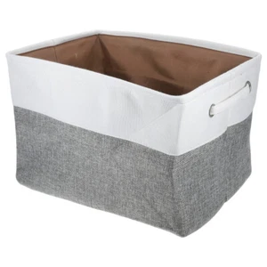 Storage Basket Collapsible Bin Foldable Containers Organization Bins Fabric - Picture 1 of 12