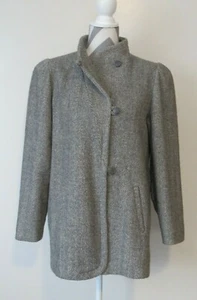 Mark Up California 2832 Wollmischung klassische Jacke Mantel Damen grau Gr. 9/10 USA - Bild 1 von 9