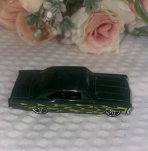 HotWheels '66 Chevy Nova - Green - approx 1:64 Die-cast Car - Picture 1 of 5