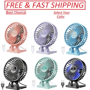 JZCreater USB Desk Fan, Portable Fan Mini, 3 Speeds Desktop - Select Your Color. - Picture 1 of 13