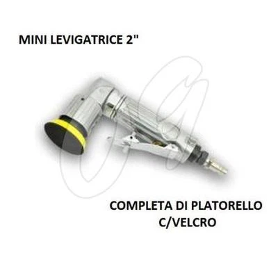 EXPERTSHOP MINI LEVIGATRICE AD ARIA COMPRESSA DISCO 75mm 2" ROTORBITALE ORBITALE PNEUMATICA