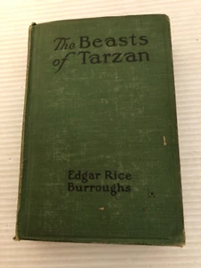 b Edgar Rice Burroughs THE BEASTS of TARZAN 1916 A L Burt Illustrated 1st Ed - Imagen 1 de 9