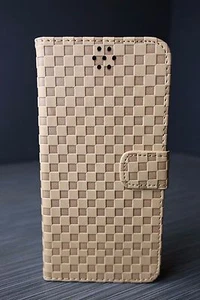 Raster Muster Brieftasche Flip Ständer TPU + PU Leder Hülle iPhone 6+/6s+ - Bild 1 von 4