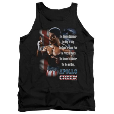ROCKY THE ONE AND ONLY Licensed Men's Tank Top Sleeveless Tee SM-2XL - Image 1 of 2