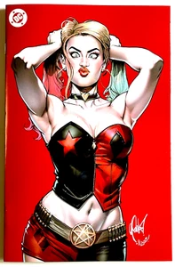 HARLEY QUINN #51 CEDRIC POULAT EXCLUSIVE RED VIRGIN VARIANT 2025 DC NM - Picture 1 of 1