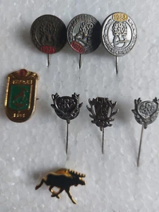 Jagen,Jagd,Jäger DJV - 8 x Anstecker Pin Anstecknadel Jahresschiessnadel 134 - Bild 1 von 16