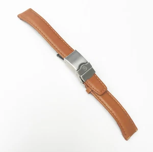 Generic Brand New Camel Brown 15mm Genuine Leather Water Resistant Watch Band - Picture 1 of 8
