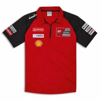 DUCATI Ducti Corse Poloshirt MotoGP Team Replica 24 Pecco Bagnaia NEU