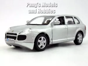 2002 Porsche Cayenne 1/38 Scale Diecast Metal Model by Kinsmart - SILVER - Picture 1 of 5