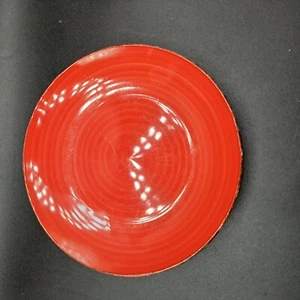 Piatto insalata arancione Royal Norfolk - Foto 1 di 4