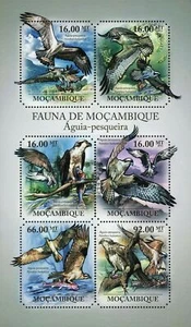 Ospreys Stamp Hawk Bird Pandion Haliaetus Souvenir Sheet MNH #4917-4922 - Picture 1 of 12