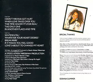 DONNA SUMMER audio cassette - ANOTHER PLACE AND TIME - 1989 - WEA - Picture 1 of 2