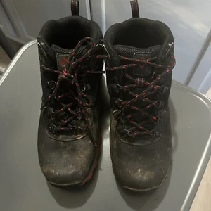 Columbia Sportswear Youth Newton Ridge Hiking Boots 6 Black Woman’s 224 - Picture 1 of 9