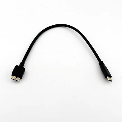 1x USB 3.1 Type C to Micro B USB 3.1 Data Cable for Connecting Hard Drive 30cm - Image 1 of 4