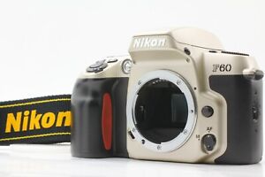 TOP COMME NEUF avec sangle Nikon F60 35 mm reflex argentique boîtier or du JAPON