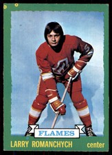 1973-74 O-Pee-Chee Larry Romanchych Rookie Atlanta Flames #185