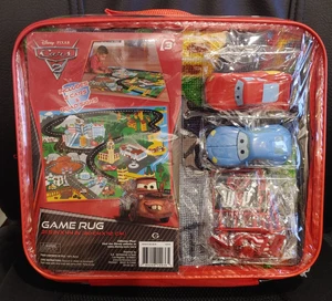 SEALED NEW: Disney Cars 2 Game Rug 31.5" X 44" with Car, Truck & Road Signs RARE - Picture 1 of 4
