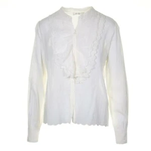 Deby Debo Button Front Eyelet Top - Imagen 1 de 2