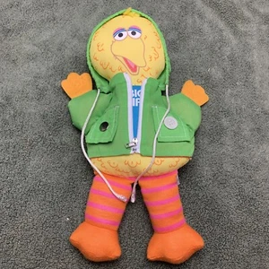 Chaqueta verde vintage de peluche de Sesame Street Big Bird - Imagen 1 de 10