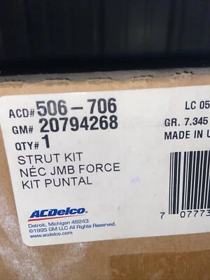 Kit de puntal de suspensión de cobalto genuino GM 2005-2011 Chevrolet Pont G5 HHR 20794268 Foto 1 de 3