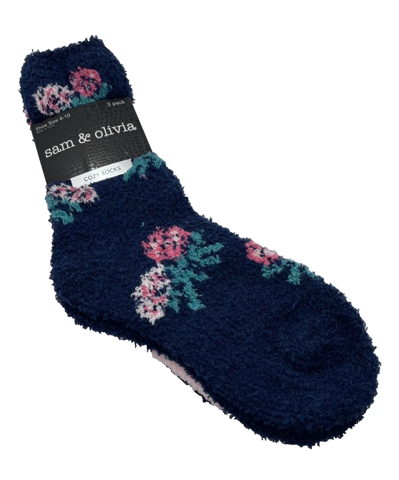Calcetines acogedores Sam & Olivia para mujer, paquete de 3, suaves, cálidos y tiernos Foto 1 de 3