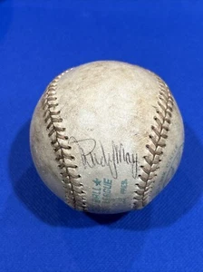Rudy May +1 Signed Baseball Spalding Official Ball Autograph Auto - Picture 1 of 7
