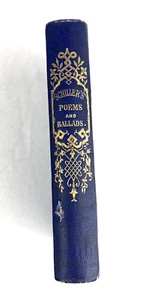True Vintage - Schiller's Poems And Ballads - Includes Completes Poems Of Willis - Imagen 1 de 10