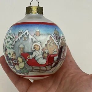 Vintage 1992 sello regalo portadores bola adorno de Navidad #4 Kolyada Rusia - Imagen 1 de 14