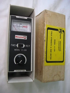NOS Royce model 2-100 Field Strength Indicator & SWR antenna transmitter meter - Zdjęcie 1 z 12
