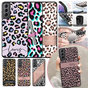 Case For Samsung Galaxy S25 S23 S24 FE S22 Leopard Personalised Shockproof Cover - Picture 1 of 44