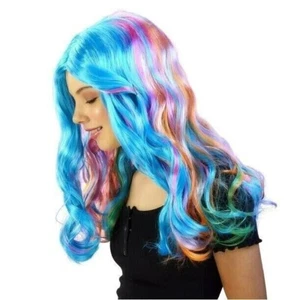 Rainbow High Amaya Raine 18" Girls Rainbow Wig Extra Long Wavy Soft Hair - Picture 1 of 10