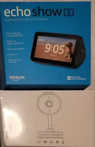 Littlelf Security cameras 2 pk & Amazon Echo Show 5 - New - Picture 1 of 12