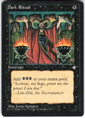 Dark Ritual C Ice Age ICE 8 MTG NM - Image 1 of 2