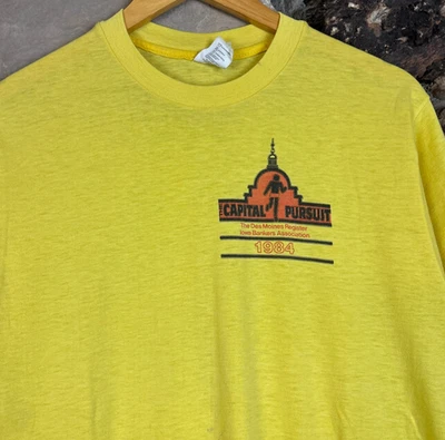 Camiseta De Colección 1984 Capital Pursuit Striders Running Club Des Moines Iowa Talla S Foto 1 de 4