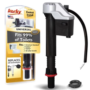 Korky 528MP Plastic Manual Universal Toilet Fill Valve 14 L in. with Hardware - Bild 1 von 5