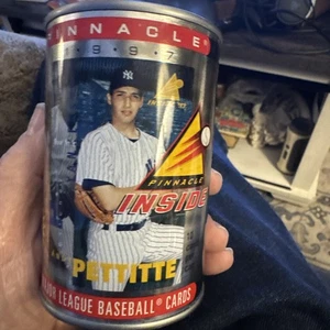 Andy Pettitte Pinnacle Inside 1997 Cards in a Can New York Yankees Sealed New - Picture 1 of 5