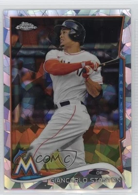 2014 Topps Chrome Atomic Refractor /10 Giancarlo Stanton #173 - Image 1 of 2