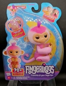 WowWee Fingerlings Harmony Interactive Pink Monkey 70+ Sounds & Reactions New