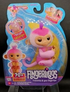 WowWee Fingerlings Harmony Interactive Pink Monkey 70+ Sounds & Reactions Neu - Bild 1 von 4
