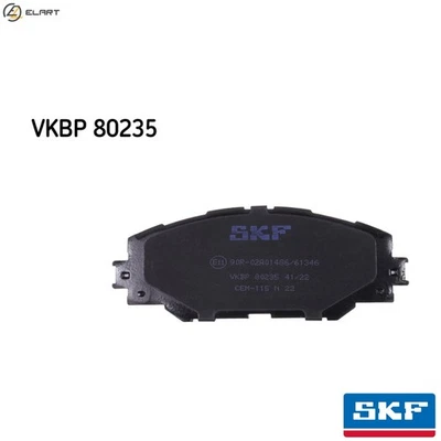 BRAKE PAD SET DISC BRAKE VKBP 80235 FOR TOYOTA COROLLA MIRAI MATRIX GRAND/+ 1.3L - Image 1 of 4