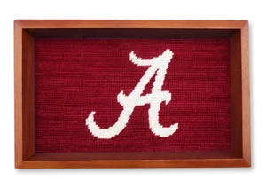 Nuevo Reloj Bandeja de Viaje Regalo Universidad de Alabama Hecho a Mano Joyería Valores - Imagen 1 de 2