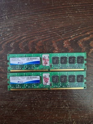 RAM DDR2 A-Data 4GB (2 moduli da 2GB) PC2-6400 (800MHz) noECC CL6 - Immagine 1 di 2