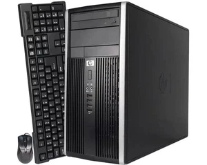 HP Compaq 8000 Elite CMT Wind 7pro COA  64bit  3.0GHz 8GB 500GB DVD/RW WIN 10 - Picture 1 of 3