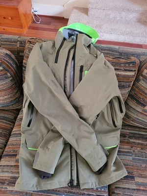 Chaqueta de bolsillo salvavidas Helly Hansen verde medio Helly Tech H Flow RECCO para hombre Foto 1 de 4